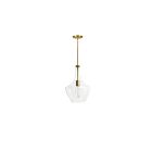 Suspendu incandescent Dainolite Petalite PTL-101P-AGB 100W 1 lumière transparent