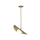 Dainolite PVN-1612LEDP-AGB Paven 1-lumière 12W Laiton vieilli LED Suspendu