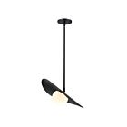 Dainolite PVN-1612LEDP-MB Paven 1-lumière 12W Noir mat LED Suspendu