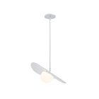 Dainolite PVN-1612LEDP-MW Paven 1-lumière 12W Blanc mat LED Suspendu