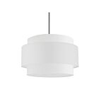 Lustre incandescent à 3 étages Dainolite Priya PYA-224C-PC-WH 240W 4 lumières blanc