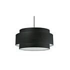 Chandelier incandescent Dainolite Priya PYA-304C-MB-BK 24W 4-Lumières noir