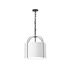 Suspendu à LED Dainolite Quincy QCY-181P-BK-WH 60W 1-Lumière blanc