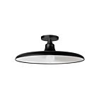 Dainolite QTN-181SF-MB Quentin 1-Lumière 60W Noir mat LED Plafonnier semi encastré