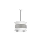 Suspendu à LED Dainolite Questa QUA-244P-WH-GRY 240W 4-Lumières Blanc