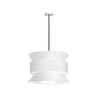 Suspendu à LED Dainolite Questa QUA-244P-WH 240W 4-Lumières Blanc