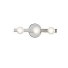 Dainolite RAL-163W-PC Wenda 3-lumières 180W Chrome poli LED lumière Vanité