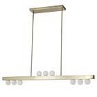 Dainolite RAL-429HP-AGB Raleigh 9-Lumières 225W Laiton vieilli Suspendu