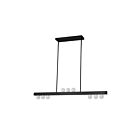 Dainolite RAL-429HP-MB Raleigh 9-Lumières 225W Noir mat Suspendu