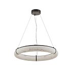 Dainolite RBN-2768LEDP-MB-ALB Reuben 1-lumière 63W Imitation albâtre LED Suspendu