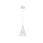 Dainolite REB-71P-MW Rebecca 1-lumière 60W Blanc mat LED Suspendu