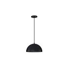 Dainolite REM-121P-MB-MB Remy 1-lumière 60W Noir mat LED Suspendu