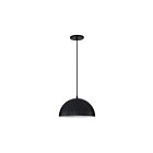 Dainolite REM-121P-MB Remy 1-lumière 60W Noir mat LED Suspendu