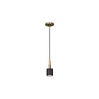 Dainolite RHS-1P-MB-AGB Rhoswen 1-Lumière 7W Noir mat Suspendu