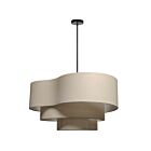 Dainolite ROR-244P-MB-NAT Rory 4-lumières 240W Naturel LED Suspendu