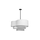 Dainolite ROR-244P-MB-WH Rory 4-lumières 240W Blanc LED Suspendu