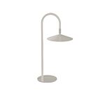 Dainolite RQL-2610LEDT-MLN Raquel 1-lumière 10W Lin mat LED Lampe de table