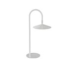 Dainolite RQL-2610LEDT-MW Raquel 1-lumière 10W Blanc mat LED Lampe de table