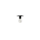 Plafonnier LED Dainolite Roswell RSW-61FH-MB 1-lumière 60W noir mat