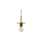 Mini suspendus Dainolite RSW-61P-AGB Roswell 1-Lumière 60W Laiton vieilli