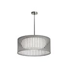 Suspension LED à tambour fendu Dainolite SDLED-20P-GRY séries Slit Drum 1-lumière Gris 22w