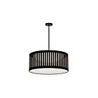 Suspendu LED Dainolite Slit Drum SDLED-20P-MB-BK 22W 1 lumière noir