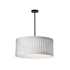 Suspendu LED Dainolite Slit Drum SDLED-20P-MB-WH 22W 1 lumière blanc