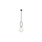 Suspendu à LED Dainolite Simone SIM-121P-MB 60W 1-Lumière Noir mat