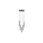 Dainolite SNY-125P-MB Sanya 5-lumières 300W Noir mat Suspendu
