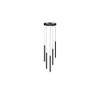 Dainolite SNY-1815LEDP-MB Sanya 5-lumières 15W Noir mat Suspendu