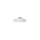 Plafonnier semi encastré incandescent Dainolite Seren SRN-143SF-AGB-WH 18W 3-Lumières blanc