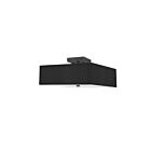Plafonnier semi encastré incandescent Dainolite Seren SRN-143SF-MB-BK 18W 3-Lumières noir