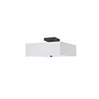 Plafonnier semi encastré incandescent Dainolite Seren SRN-143SF-MB-WH 18W 3-Lumières blanc