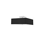 Plafonnier semi encastré incandescent Dainolite Seren SRN-143SF-SC-BK 18W 3-Lumières noir
