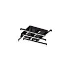 Plafonnier encastré LED Dainolite SUM-1414FH-MB Summit 6-Lumières 18W Noir mat