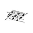 Plafonnier LED Dainolite SUM-1414FH-PC séries Summit 6-lumières Chrome poli 16w