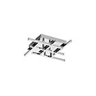 Plafonnier LED Dainolite SUM-1414FH-PC séries Summit 6-lumières Chrome poli 16w