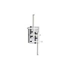Applique murale DEL Dainolite SUM-188W-PC séries Summit 5-lumières Chrome poli 7.8w