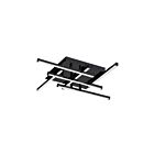Plafonnier encastré LED Dainolite SUM-2020FH-MB Summit 6-Lumières 20W Noir mat