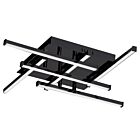 Plafonnier encastré LED Dainolite SUM-2020FH-MB Summit 6-Lumières 20W Noir mat