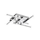 Plafonnier LED Dainolite SUM-2020FH-PC séries Summit 6-lumières Chrome poli 20w