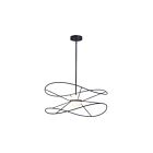 Dainolite SVE-2412LEDP-MB Svetlana 2-lumières 20W Noir mat Suspendu