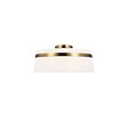 Plafonnier Semi Encastré LED Dainolite Symphony SYM-153SF-AGB-WH 3-lumières 180W blanc