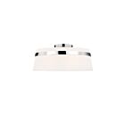 Plafonnier Semi Encastré LED Dainolite Symphony SYM-153SF-PC-WH 3-lumières 180W blanc