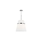 Suspendu LED Dainolite Symphony SYM-183P-PC-WH 3-lumières 180W blanc