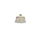 Dainolite SYV-153SF-AGB-NAT Sylvie 3-Lumières 180W Blanc LED Plafonnier semi encastré
