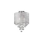 Plafonnier encastré incandescent Dainolite TAH-122FH-PC Tahnee 2-Lumières 120W Chrome poli