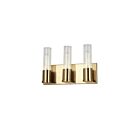 Vanité incandescence Dainolite TBE-123W-AGB Tube 3-Lumières Laiton vieilli 180W