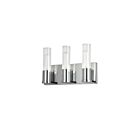 Vanité incandescence Dainolite TBE-123W-PC Tube 3-Lumières Chrome poli 180W