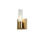 Applique murale incandescence Dainolite Tube TBE-41W-AGB 1-Lumière Laiton vieilli 60W